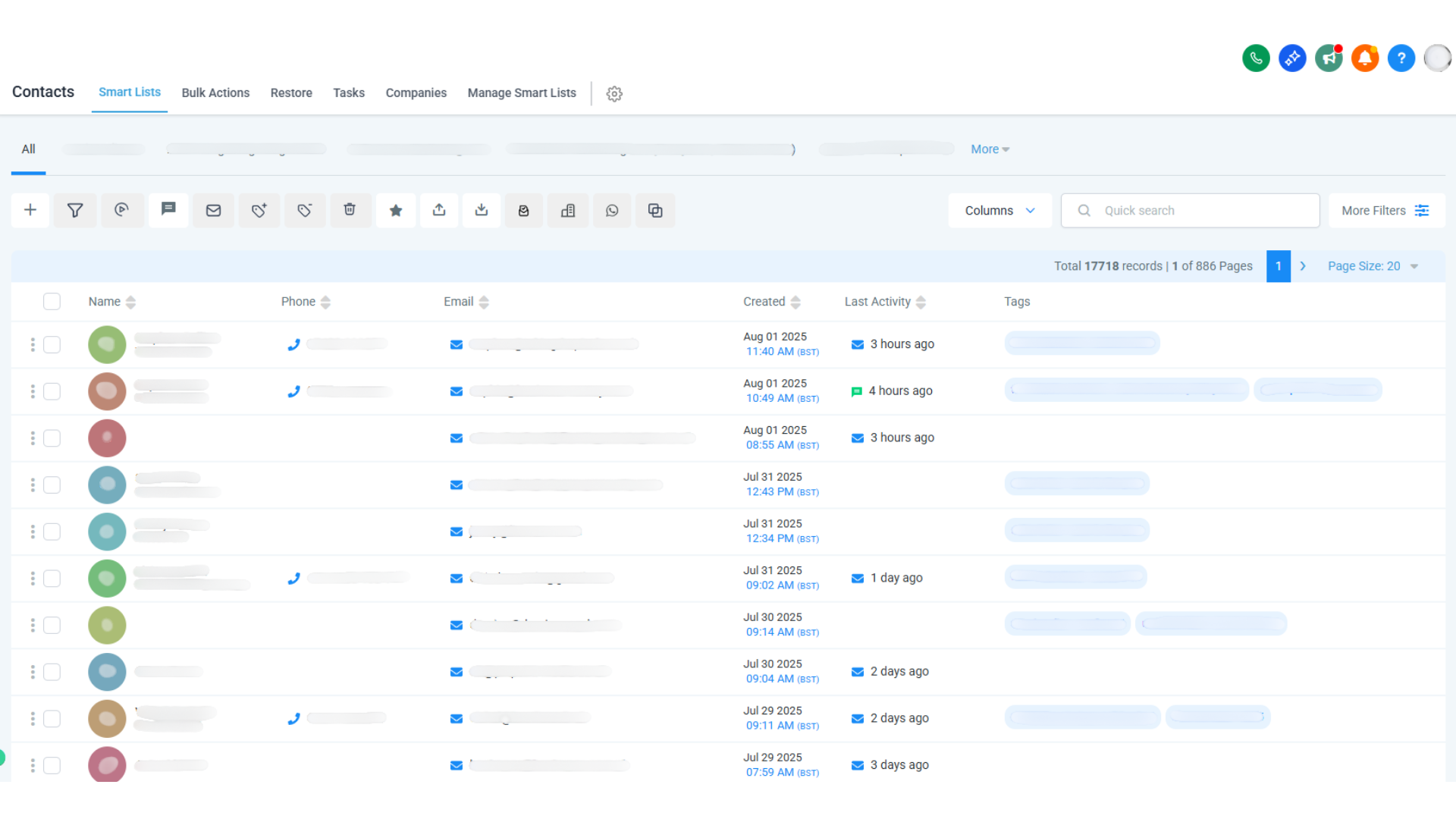 Blog - CRMs - GoHighLevel - Email Contacts