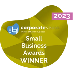 Corporate vision small business awards winner 2023